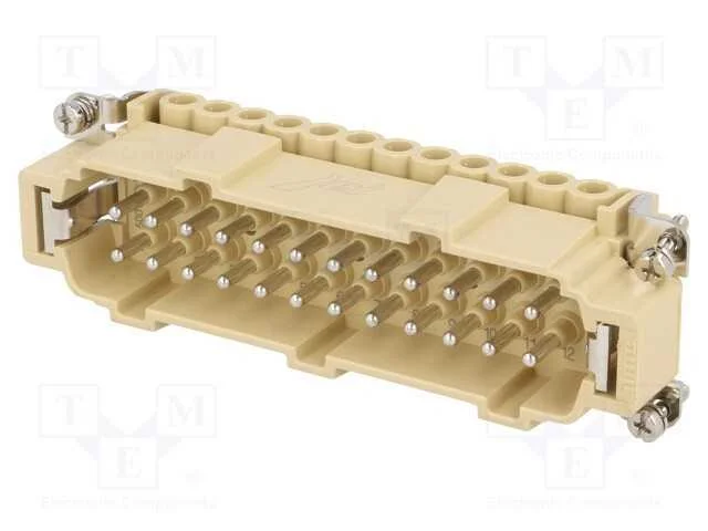 Conector: Hdc, Macho, Jei, Pin: 24, 24+Pe, Tamanho 104.27, 16a, 500v