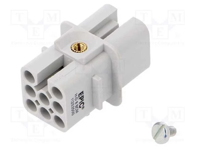 Conector: HDC, f&ecirc;mea, EPIC H-D, PIN: 9, 8+PE, tam.