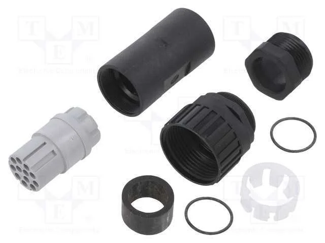 Conector: DIN 43651, ficha, NR, f&ecirc;mea, PIN: 12, s.