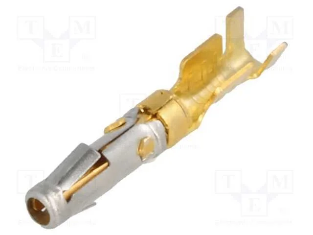 Contacto, f&ecirc;mea, dourado, 18AWG&divide;16AWG, CB, a gran.