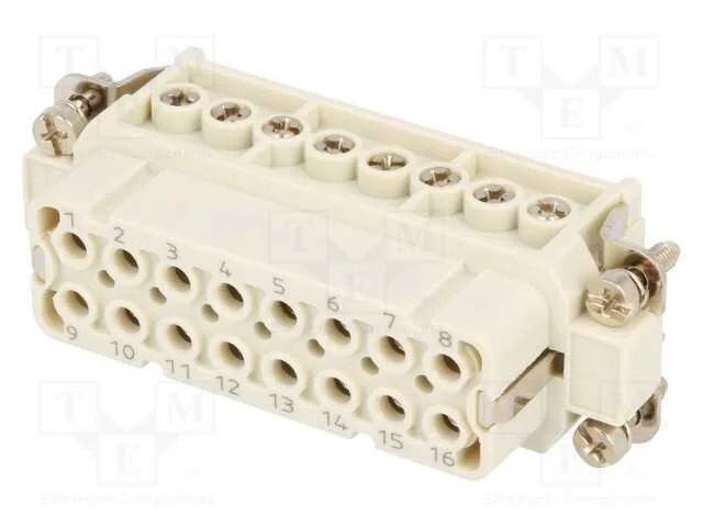 Conector: HDC, inserto de contatos, f&ecirc;mea, S-A, P.