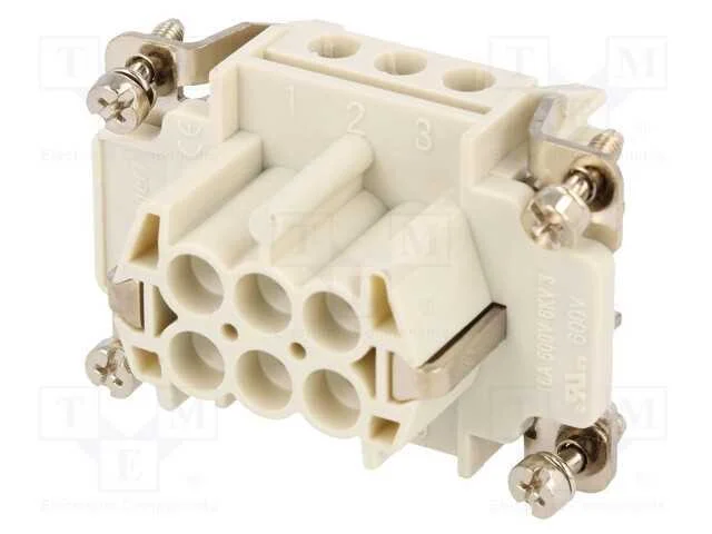 Conector: HDC, inserto de contatos, f&ecirc;mea, S-E, P.