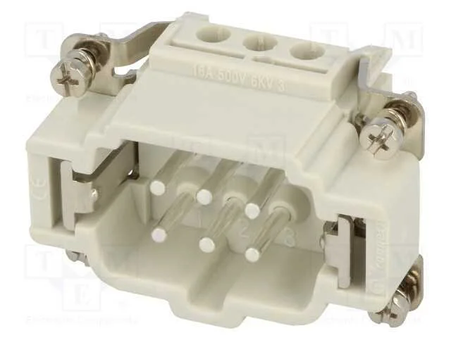 Conector: HDC, inserto de contatos, macho, S-E, P.