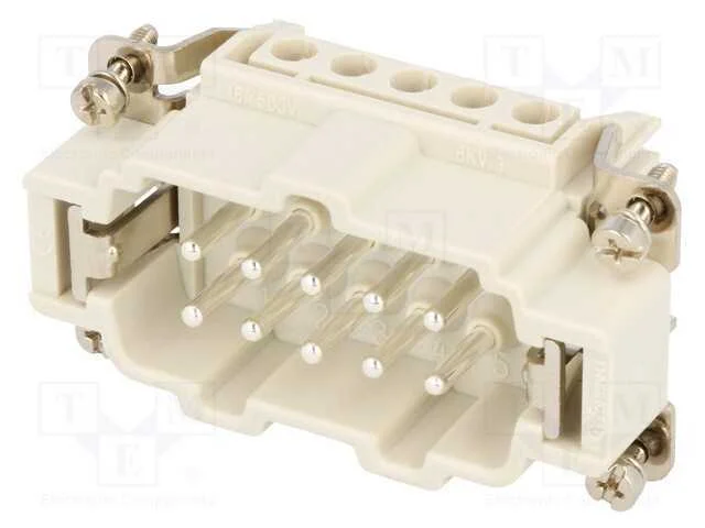 Conector: HDC, inserto de contatos, macho, S-E, P.