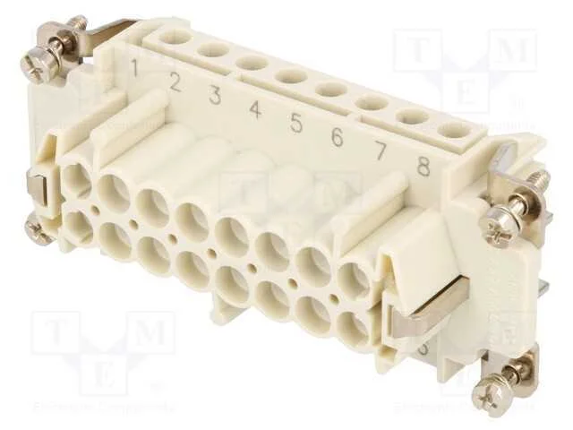 Conector: HDC, inserto de contatos, f&ecirc;mea, S-E, P.