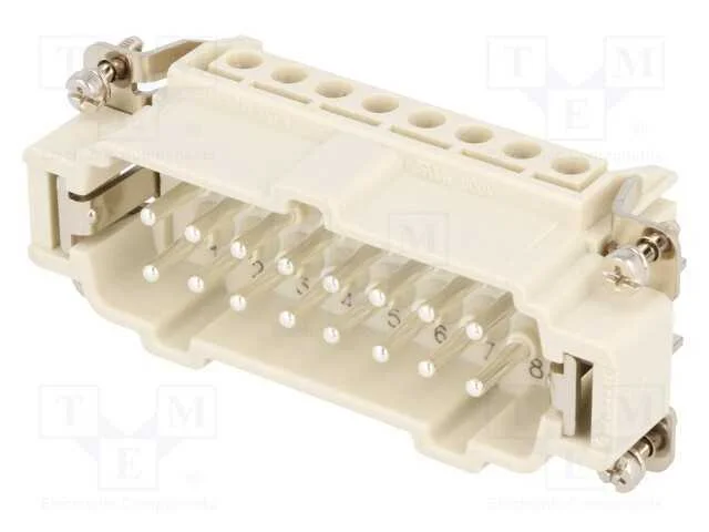 Conector: HDC, inserto de contatos, macho, S-E, P.