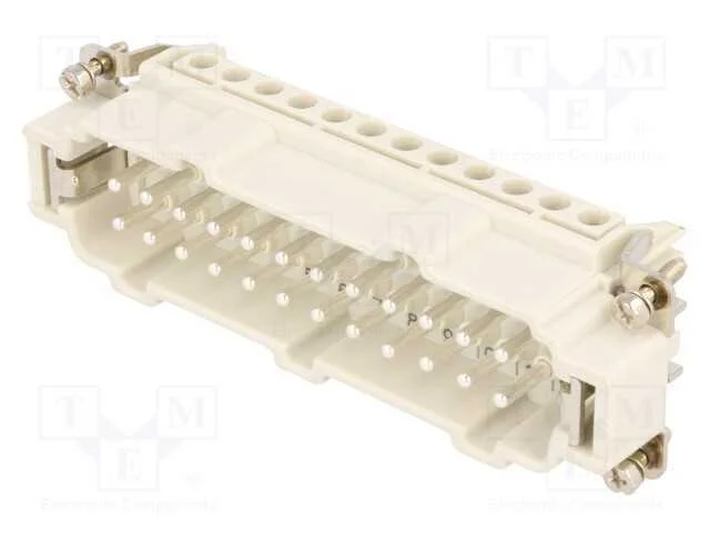 Conector: Hdc, Inserto de Contatos, Macho, S-E, Pin: 24, 24+Pe, 16a
