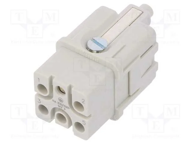 Conector: HDC, inserto de contatos, f&ecirc;mea, S-QD5/.