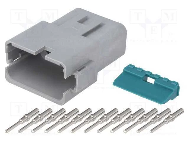 Conector: Fio-Fio, At, Macho, Ficha, com Cabo, Pin: 12, Cerrar, 13a