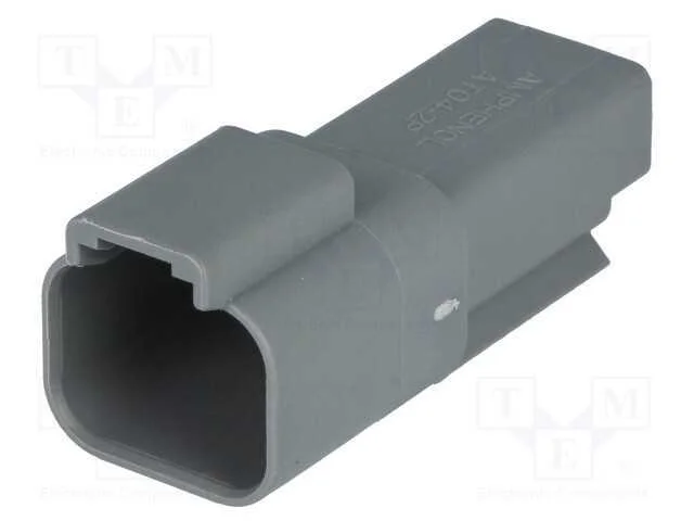 Conector: Fio-Fio, At, Macho, Ficha, com Cabo, Pin: 2, Cinzenta, Ip67