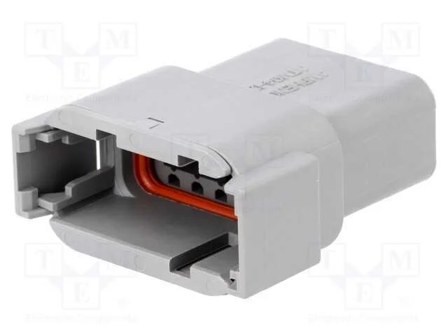 Conector: Fio-Fio, Atm, Macho, Ficha, com Cabo, Pin: 12, Cinzenta