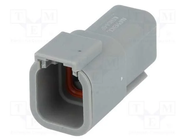 Conector: Fio-Fio, Atm, Macho, Ficha, com Cabo, Pin: 6, Cinzenta