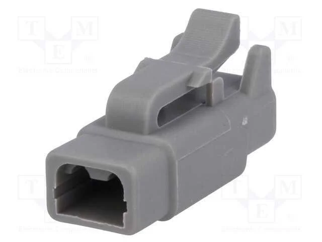Conector: Fio-Fio, Atm, F&ecirc;mea, Ficha, com Cabo, Pin: 2, Cinzenta