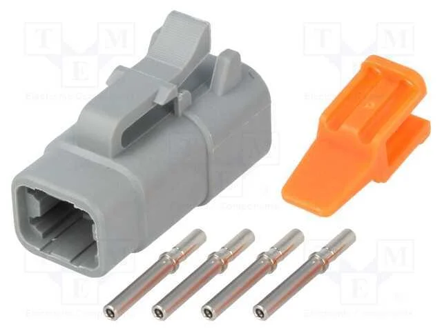 Conector: Fio-Fio, Atm, F&ecirc;mea, Ficha, com Cabo, Pin: 4, Cerrar, Ip67