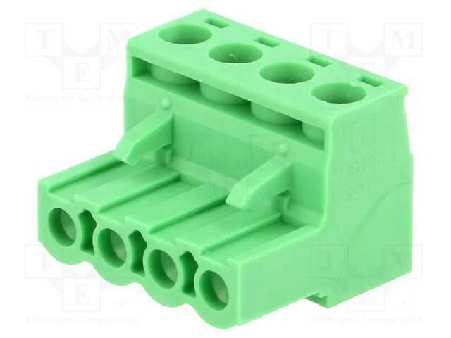 Bloco Terminal Separ&aacute;vel, 5,08mm, Faixas: 4, Simples, Ficha, F&ecirc;mea