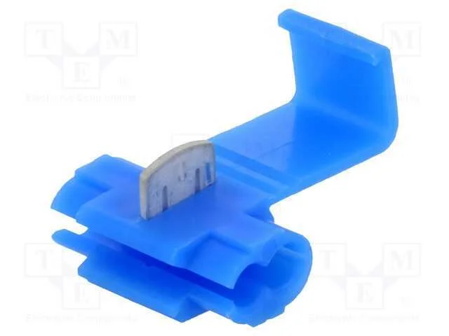 Conector r&aacute;pido, IDC, 1,5&divide;2,5mm2, com cabo, azul,.