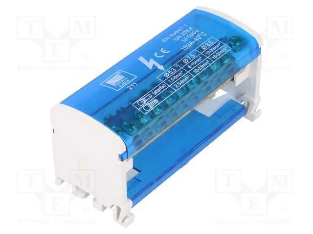 Conector: Bloco de Distribui&ccedil;&atilde;o, Terminal Parafusado, 1,5&divide;35mm2