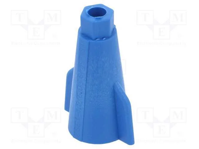 Conector r&aacute;pido, 1&divide;6mm2, 400V, 41A, torcidos, azu.