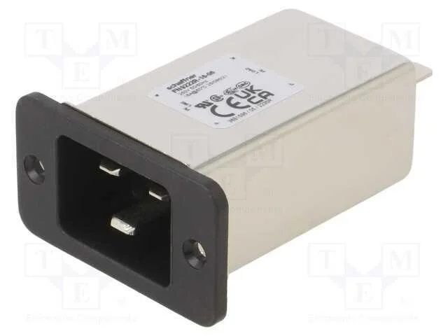Conector: de alimenta&ccedil;&atilde;o, tomada, macho, 16A, 250.