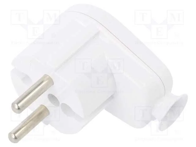 Conector: de alimenta&ccedil;&atilde;o, macho, ficha, 2P, 230VA.