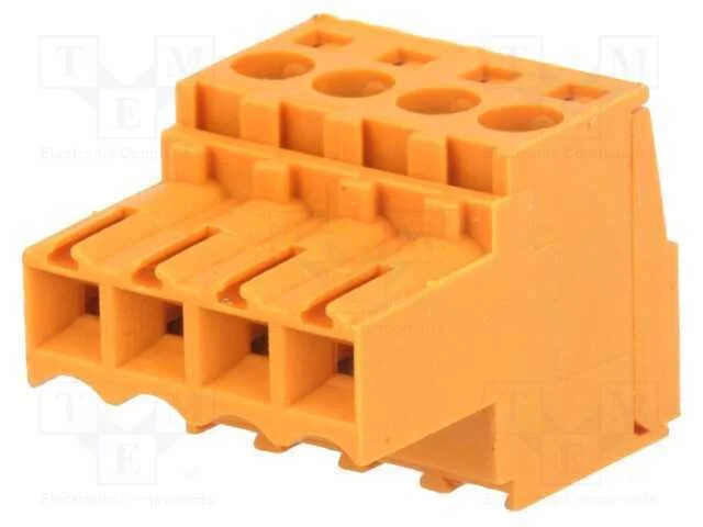 Bloco terminal separ&aacute;vel, 3,5mm, faixas: 4, simpl.