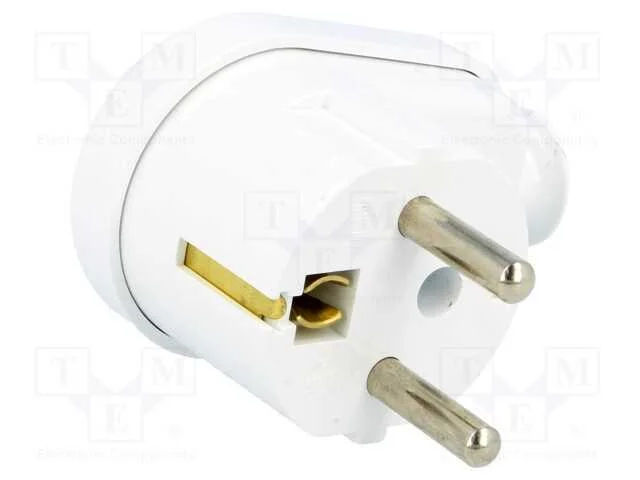 Conector: de alimenta&ccedil;&atilde;o, macho, ficha, 2P+PE, 23.