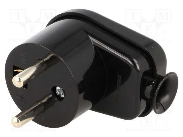 Conector: de alimenta&ccedil;&atilde;o, macho, ficha, 2P+PE, 23.