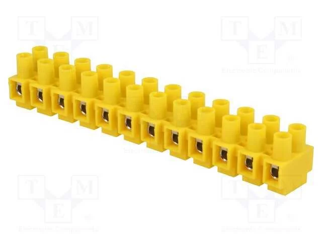 Bloco terminal, terminal parafusado, 0,75&divide;4mm2, 6.