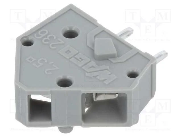PCB bloco terminal, angulares 45, 5,08mm, faixas:.
