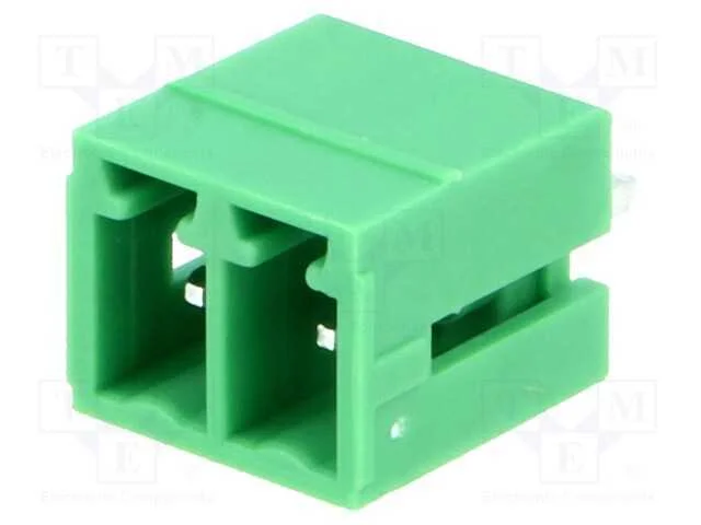 Bloco terminal separ&aacute;vel, 3,81mm, faixas: 2, simp.