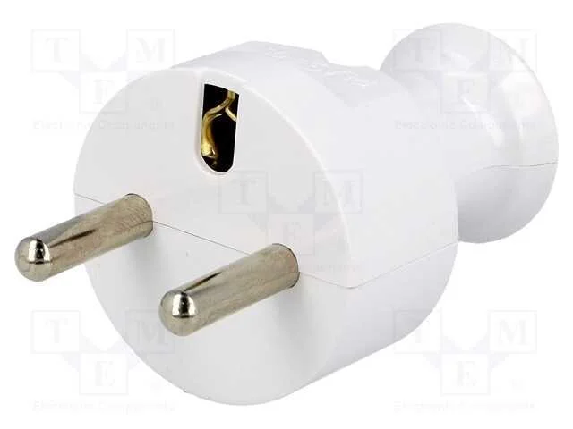 Conector: de alimenta&ccedil;&atilde;o, macho, ficha, 2P+PE, 23.