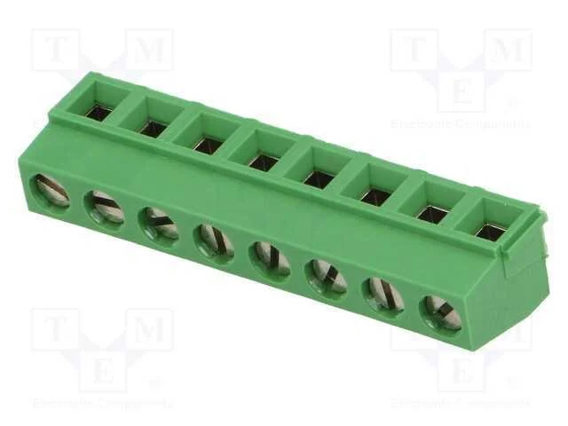 Pcb Bloco Terminal, Angulares 90, 5mm, Faixas: 8,.