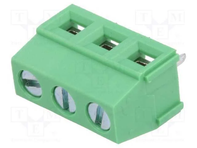 Pcb Bloco Terminal, Angulares 90, 5,08mm, Faixas: 3, para Pcb