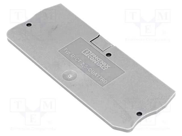 Placa Extrema, Cinzenta, Larg: 2,2mm, Alt: 36,5mm, L: 72mm