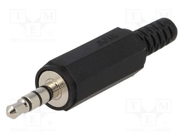 Ficha, Jack 3,5mm, macho, stereo especial,com o a.