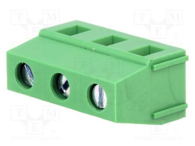 Pcb Bloco Terminal, Angulares, 7,5mm, Faixas: 3, para Pcb, 2,5mm2