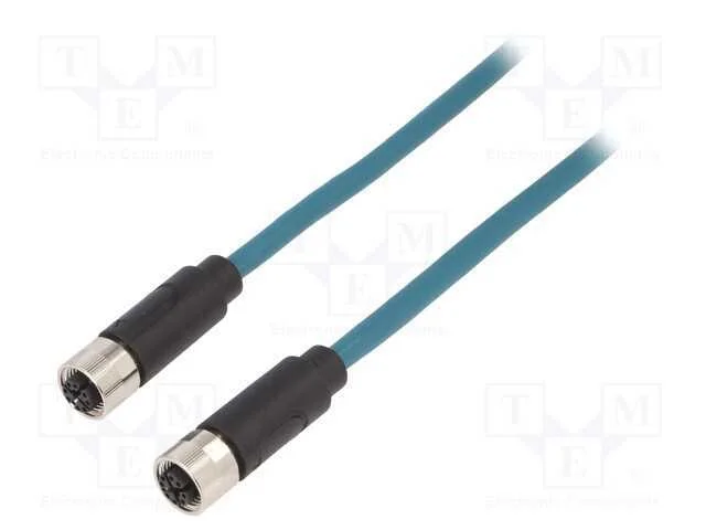 Cabo para Sensores/Automatiza&ccedil;&atilde;o, Pin: 8, F&ecirc;mea, Ip67, 48v, 500ma