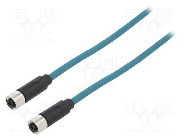 Cabo para Sensores/Automatiza&ccedil;&atilde;o, Pin: 8, F&ecirc;mea, Ip67, 48v, 500ma