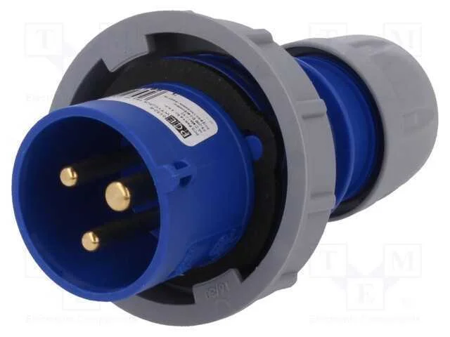 Conector de Alimentacao Ficha Macho 16a 230v.