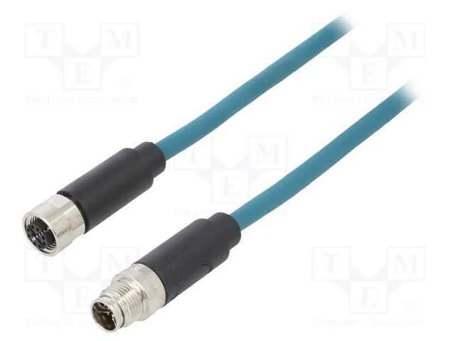 Cabo para Sensores/Automatiza&ccedil;&atilde;o, Pin: 8, Macho, Ip67, 48v, 500ma