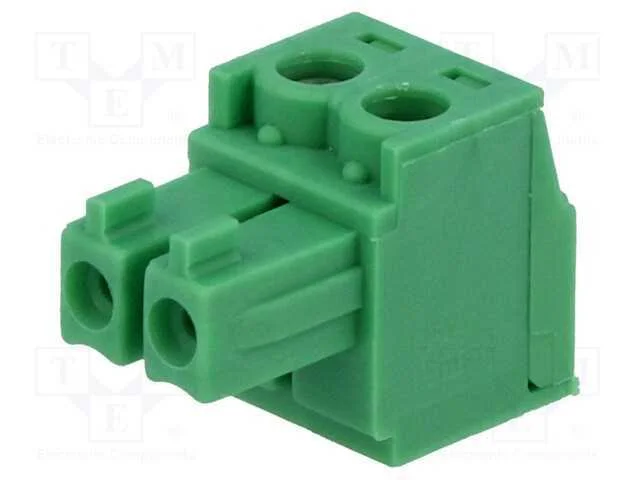 Bloco Terminal Separ&aacute;vel, 3,81mm, Faixas: 2, Simples, Ficha, F&ecirc;mea