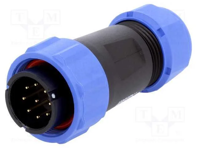 Ficha, Sp21, Macho, Pin: 9, Ip68, 7&divide;12mm, 5a, Solda, com Cabo, 500v