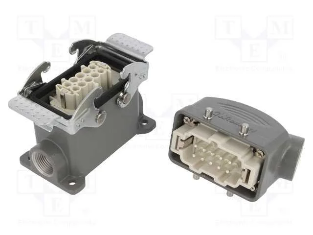 Conector: HDC; macho + f&ecirc;mea; GWconnect; PIN: 10; 16A; 500V; 10+PE
