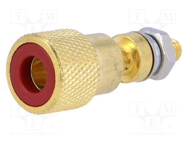 Aperto, para Colunas, com Tomada Lateral 4mm, Mat: Lat&atilde;o
