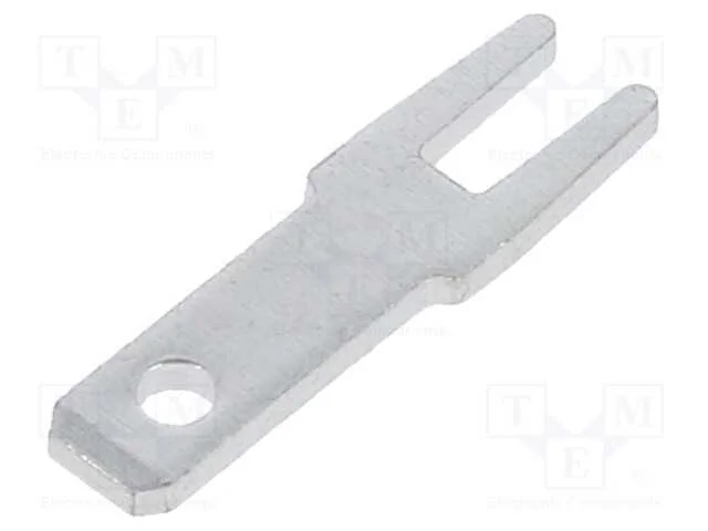 Conetor: Plano, 2,8mm, 0,8mm, F&ecirc;mea, Tht, Lat&atilde;o, Estanhado, Simples