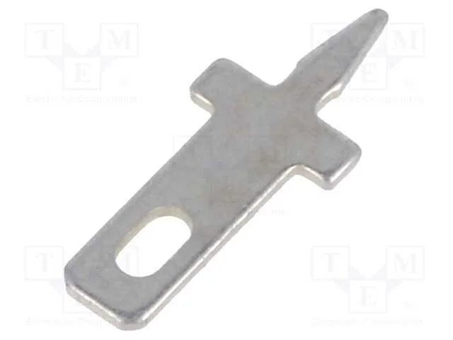 Conetor: Plano, 2,8mm, 0,5mm, F&ecirc;mea, Tht, Com.Tot: 12,5mm, Simples