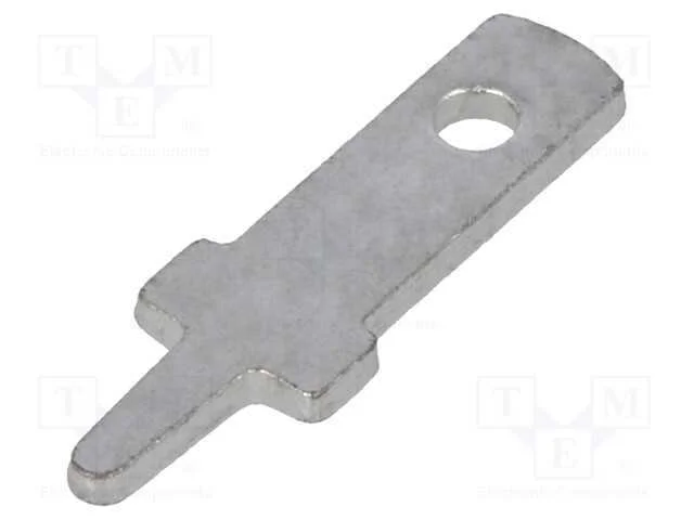 Conetor: Plano, 2,8mm, 0,8mm, F&ecirc;mea, Tht, Com.Tot: 12,5mm, Simples