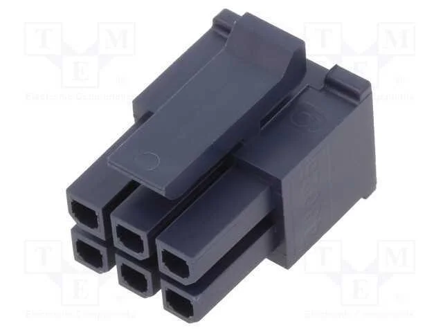 Microfit 3.0 Dr Rcpt 6ckt Glow Wire
