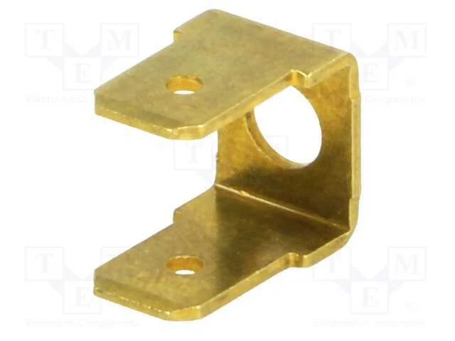 Conetor: Plano, 6,3mm, 0,8mm, 2x Macho, M4, N&atilde;o Isolada,Dupla