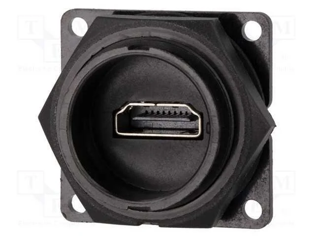 Conector: HDMI, tomada, Data-Con-X, solda, IP67,I.